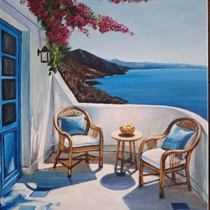 Görög, Művészet, Festmény, Akril, Festészet, MESKA