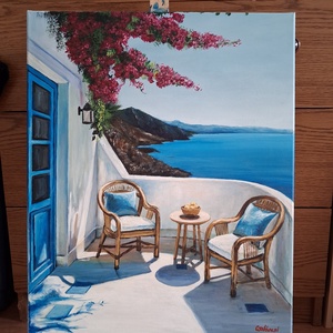 Görög - művészet - festmény - akril - Meska.hu