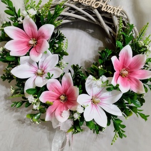 Magnóliás ajtódísz  - otthon & életmód - dekoráció - ajtó- és ablak dekoráció - ajtódísz & kopogtató - Meska.hu