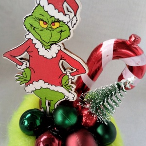 Grincses asztaldísz  - karácsony - adventi díszek - adventi asztaldísz - Meska.hu