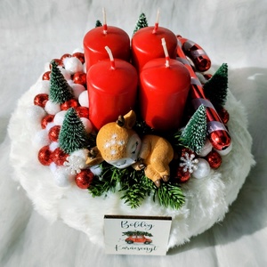 Őzike álma pihe-puha karácsonyi adventi koszorú  - karácsony - adventi díszek - adventi koszorú - Meska.hu Őzike álma pihe-puha karácsonyi adventi koszorú  - karácsony - adventi díszek - adventi koszorú - Meska.hu