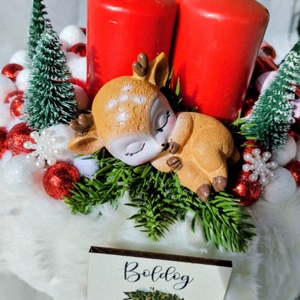 Őzike álma pihe-puha karácsonyi adventi koszorú  - karácsony - adventi díszek - adventi koszorú - Meska.hu Őzike álma pihe-puha karácsonyi adventi koszorú  - karácsony - adventi díszek - adventi koszorú - Meska.hu