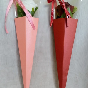 Nőnapi papír tasakos örök rózsa, Otthon & Életmód, Dekoráció, Asztal és polc dekoráció, Asztaldísz, Virágkötés, MESKA