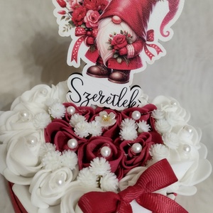 Valentin napi kis szív Szeretlek manóval - otthon & életmód - dekoráció - asztal és polc dekoráció - asztaldísz - Meska.hu