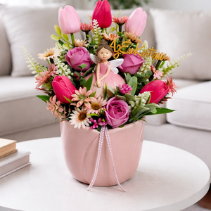 Tavasztündéres asztaldísz - Meska.hu