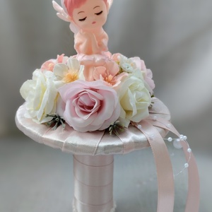 Rózsaszín tündéres ovis ballagási csokor  - otthon & életmód - virágdekoráció - virágok - virágcsokor - Meska.hu