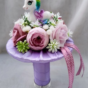 Unikornisos ovis ballagási csokor - otthon & életmód - virágdekoráció - virágok - virágcsokor - Meska.hu