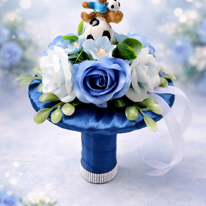 Foci macis ovis ballagási csokor  - Meska.hu