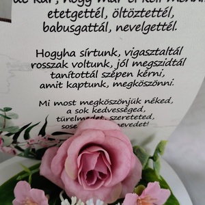Fa talpas szív búcsú ajándék óvónéniknek (kicsi) - otthon & életmód - dekoráció - asztal és polc dekoráció - asztaldísz - Meska.hu