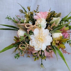 Rózsaszín kis tök kaspós pasztell őszi asztaldísz  - otthon & életmód - dekoráció - asztal és polc dekoráció - asztaldísz - Meska.hu
