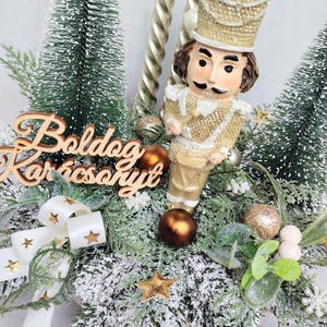 Diótörős adventi asztaldísz - karácsony - adventi díszek - adventi asztaldísz - Meska.hu