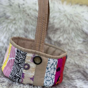 patchwork tároló - otthon & életmód - tárolás & rendszerezés - tárolókosár - Meska.hu