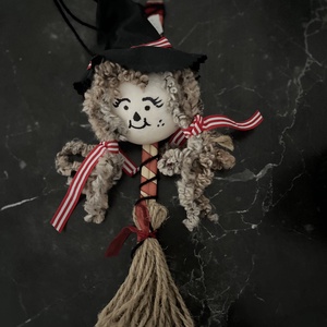 Boszorkány , Otthon & Életmód, Dekoráció, Halloween, Halloweeni dekoráció, Varrás, MESKA