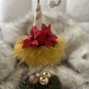 Karácsonyi dísz, Karácsony, Karácsonyi lakásdekoráció, Ünnepi asztaldekoráció, Varrás, MESKA