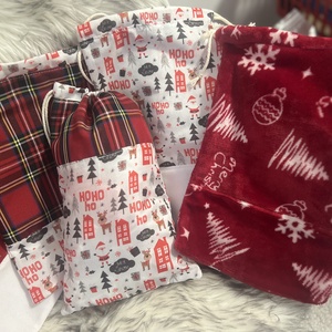 Mikulás zsák - karácsony - mikulás - mikulás zsák - Meska.hu