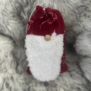 Mikulás zsák szakállal, Karácsony, Mikulás, Mikulás zsák, Varrás, MESKA