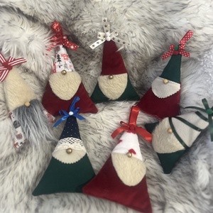 Mini díszek - karácsony - mikulás - mikulás csizma és zokni - Meska.hu