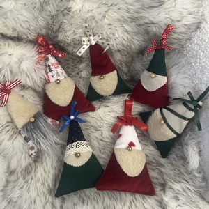 Mini díszek - karácsony - mikulás - mikulás csizma és zokni - Meska.hu