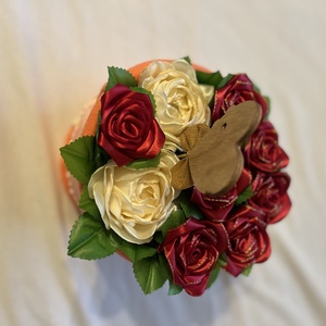 Rózsabox - otthon & életmód - virágdekoráció - virágok - virágbox - Meska.hu