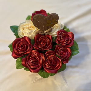 Rózsabox - otthon & életmód - virágdekoráció - virágok - virágbox - Meska.hu