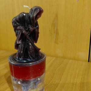 Kaszás gyertya - otthon & életmód - gyertya, illat, aroma - mécses és mécsestartó - Meska.hu