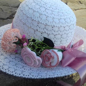 Menyasszonyi kalap, táska örök virággal - esküvő - esküvői szett - Meska.hu