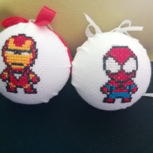 Szuperhős karácsonyfadísz - Meska.hu