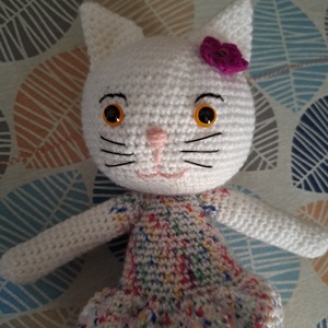 Cicák horgolt amigurumi - Meska.hu