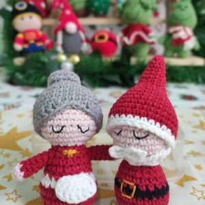 Mikulás hzaspr, Karácsony, Mikulás, Mikulás ajándékok, Horgolás, MESKA