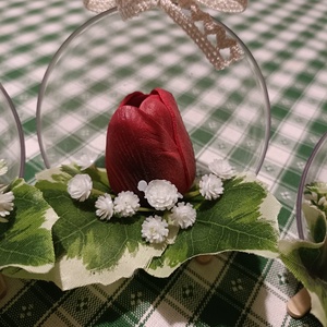 Tulipn dísz - otthon & életmód - dekoráció - virágdísz és tartó - cserép & kaspó - Meska.hu