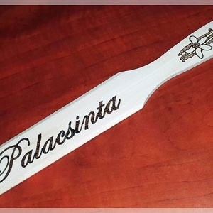 Palacsintaforgató fakanál felirattal - otthon & életmód - konyhafelszerelés, tálalás - sütés, főzés - fakanál & fakanáltartó - Meska.hu
