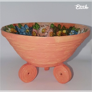 Nyuszis tál 3 lábbal -  - Meska.hu