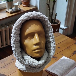 Horgolt balaklava (kapucni-garbó) - ruha & divat - sál, sapka, kendő - sapka & sál szett - Meska.hu