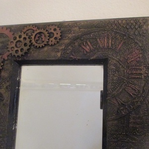 Steampunk Falitükör 40 x 26 cm. -  - Meska.hu