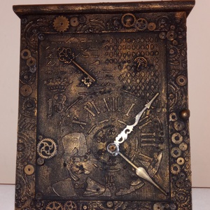 Steampunk Fali kulcstartó szekrény- aerika felhasználó részére - Meska.hu