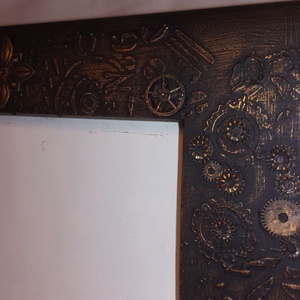 Steampunk képkeret 21 x 15,5 cm - otthon & életmód - dekoráció - Meska.hu