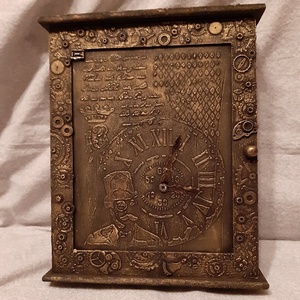Steampunk stílusú fali kulcstartó szekrény. - otthon & életmód - dekoráció - Meska.hu