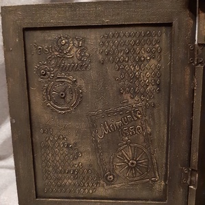 Steampunk stílusú fali kulcstartó szekrény. - otthon & életmód - dekoráció - Meska.hu