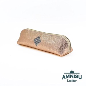 Rosegold rombusz swarovski köves bőr neszeszer / tolltartó K2014 - táska & tok - neszesszer - Meska.hu