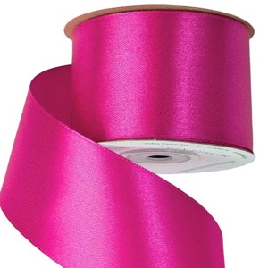Szatén szalag 50mmx22,86m - sötét rózsaszín, Kellékek & szerszámok, Rövidáru, Szatén szalag, Szalag, pánt, , MESKA