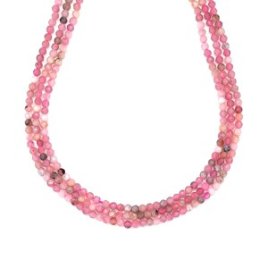 Morganit fazettált golyó 2-3mm ékszerkészítő alapanyag (füzér), Kellékek & szerszámok, Ásvány alapanyag, Ásványfüzér, , MESKA