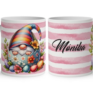 Névvel kérhető - Húsvéti tojásban cuki manó mintás bögre, Otthon & Életmód, Konyhafelszerelés, tálalás, Tálalás, Bögre & Csésze, , MESKA
