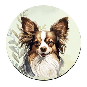 Sable Papillon portré mintás bögre alátét - Meska.hu