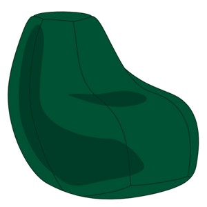 Zöld Tini Babzsákfotel Huzat, Otthon & Életmód, Bútor, Babzsák huzat, Babzsák, , MESKA