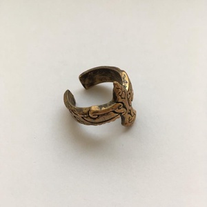 Táltos-Sólyom gyűrű - antikolt bronz - ékszer - gyűrű - figurális gyűrű - Meska.hu