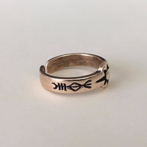 SZÍRIUSZ gyűrű - bronz - ékszer - gyűrű - figurális gyűrű - Meska.hu