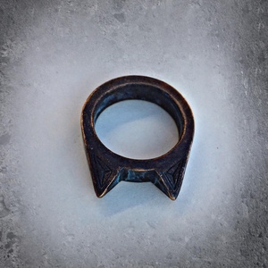 Önvédelmi (defender) gyűrű - ékszer - gyűrű - figurális gyűrű - Meska.hu