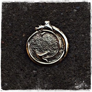 Uroborosz amulett - ékszer - nyaklánc - medál - Meska.hu