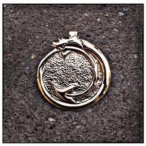 Uroborosz amulett - ékszer - nyaklánc - medál - Meska.hu