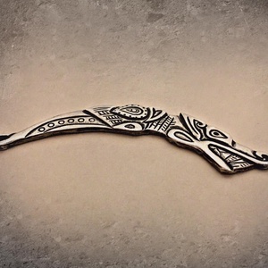 Farkasfejes amulett - ékszer - nyaklánc - medál - Meska.hu